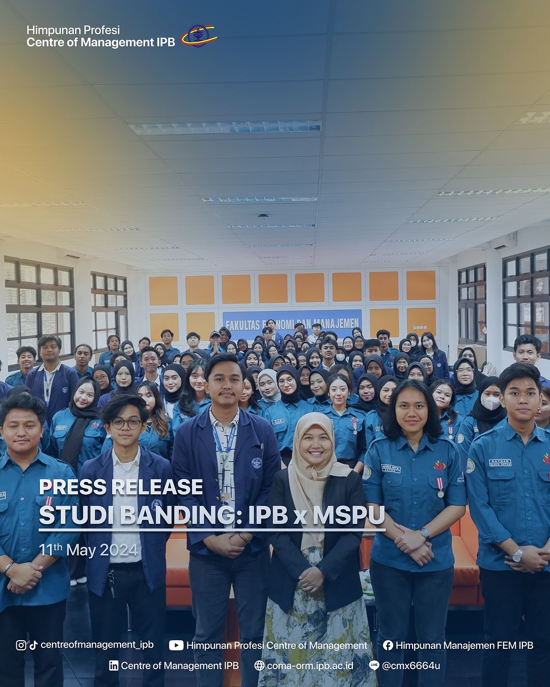 [PRESS RELEASE STUDI BANDING : IPB X MSPU 2024 “Explore, Learn, and Expand: Embark on an Adventure with a Valuable Collaboration”]